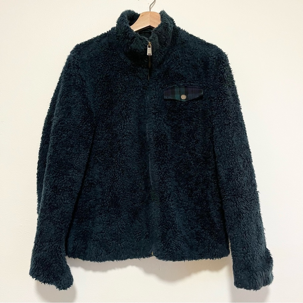 Pendleton Fuzzy Sherpa Blue Jacket Women’s Size Medium